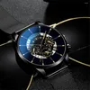 Wristwatches Sdotter Relogio Maschulino Fashion Men's Watch Sport Men يشاهد التقويم الفاخر الصلب شبكة Wristwatch Geneva Clock Reloj