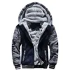 Herrjackor herrjacka kamouflage förtjockar vinterjackor för män fleece långärmad kappa man casual hoodies streetwear herrar rockar 230803