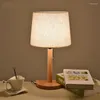 Tischlampen Japan Sank Holz Pull Line Schalter Arbeitszimmer Schlafzimmer Nachttisch Koreanisches Wohnzimmer Stoffleuchten Schreibtisch Deko E27 Beleuchtung