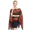 Foulards 2023 châles été plage Sexy femmes mode impression en mousseline de soie blouse Bikini couvrir lâche Blouse crème solaire confortable Poncho