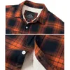 Men's Jackets MAGCOMSEN Men's Fleece Plaid Flannel Shirt Jacket Button Up Casual Cotton Jacket Thicken Warm Spring Work Coat Sherpa Outerwear 230803