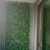 Decorative Flowers Faux Ivy Fencing Panel Artificial Hedges Expandable Fence Privacy Screen For Balcony Patio Outdoor Garden Decor