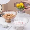 Kommen Moderne Fruitschaal Duurzame Transparante Opslag Voor Snaks Milieuvriendelijke Decoratieve Organizer Huishoudaccessoires