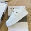 platforma but but butsurys Designer Women Trener des Chaussures rockstud Untitled White Platinum-Ofinish Stud Mens Buty Sneaker Skóry czarny ruten