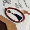 Strand Xiaoye Rote Sandelholz Abakus Perlen Handheld Männer Und Frauen Handstring Laufring Quaste Buddha Mode Trend Geschenk