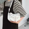 Shoulder Bags Bowknot bag for women 2023 fashionable new pearl chain messenger bag Fashion design western-style texture shoulder bagstylishhandbagsstore