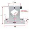 CNC Chuck 65 mm Talstock 4th Rotary A Axe Centre Hauteur 42 mm Motor DC Spindle 775 pour DIY CNC Router Milling Machine