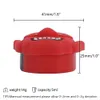 Lagringsflaskor 5 ml 10st Demon Style Silicone Dab Jar Nonstick Heat Motsting For Smoking Pipes CIG Paste Containers återanvändbara Hållbara