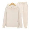 Heren Hoodies Sweatshirts dames vrijetijdskleding pak sportkleding effen kleur pullover broek herfst en winter mode 230802