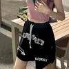 Herr shorts män kläder byxor gym sport nisch stil lös hajuku 3d stickat mönster märke estetiska casual kvinnor mode