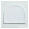 Другие праздничные вечеринки сублимация детская шляпа Зимняя полярная флисовая шапочка мода Skl Cap Teat Transfer Diy Blank White De dhaxl