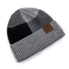 Geniş Memlu Şapkalar Kova Unisex Kış Şapkası Ekle Polar Sıcak Kapak Kafes Dikiş Yumuşak Beanie Erkekler için Kadın Açık Mekan Gezgin Kayak Spor Örme 230803