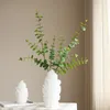 Decorative Flowers Eucalyptus Tree Branch With Green Leaf Artificial Home Decor Plantas Artificiales Wedding Decoration Fake Plants