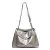 Vente en gros sacs à bandoulière pour dames 6 couleurs sac à main en argent de mode de rue grande capacité sacs à main en cuir multicouche boucle multifonction sac fourre-tout de mode 38001 #