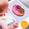 Table Mats Silicone Food Mat Toddler Placemats For Dining Wear-resistant Kids Restaurants Non-slip Portable