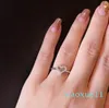 Luxus-Marke Designer S925 Sterling Silber Voller Kristall Ring Hohl Herz Charme Für Hochzeit Party Frauen Schmuck