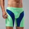 Men's Swimwear Mens Athletic Training Swimsuit Male Tight Surf Shorts Stretchy Swimming Truck Pool Diving Snorkeling