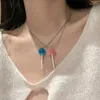 Anhänger Halsketten in Mode Candy Farbe Lollipop Halskette dekorative niedliche Design Stil Kette Geschenk für Mädchen Studenten 2023