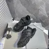 Designer Track 3 Sapatos casuais 3.0 Tess.S.Gomma tênis de luxo triplo preto branco para homens mulheres 18sss couro nylon faixas impressas