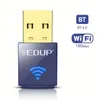 Per laptop mobile con adattatore USB BT EDUP per cuffie BT wireless, tastiera audio, adattatore WiFi wireless 150 Mbps 2.4GHZ