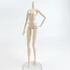 Dolls High Quality Kids Toy 16 11 Jointed DIY Movable Nude Naked White Doll Body For 11.5" Doll House DIY Body Doll Accessories Gifts 230802