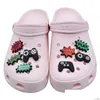 Pièces de chaussures Accessoires Jeu vidéo Clogc Charms Controller Jibbitz Charm Décoration Boucle Clog Pins Drop Delivery Otquv