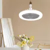 Electric Fans Ceiling Fan with Lamp Converter Base Cooling Fan Light Remote Control Home Chandeliers Speed Fan for Bedroom R230803