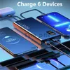 Wireless Chargers Power Bank 20000mAh 66W Fast Charging for Huawei P40 Powerbank with Cable Portable Charger for iPhone Xiaomi Samsung Poverbank x0803