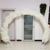 Dekoracja imprezy Wedding Tacdrop ​​Siteout Layout Cherry Blossom Arch Door sztuczny kwiat z półką na baby shower propon