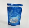 6 slags 500 mg förpackningspåse tuggummi återförslutningsbart ziplock folie påse plast mylar väska grossist