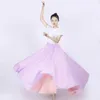 Stage Wear 540 Degree 2 Layer Chiffon Skirt Ballet Dance Women Long Skirts Dancer Practice Classical Modern Dancewear