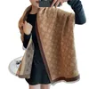 Klassisk designer kashmir varm halsduk imitation kashmir halsduk luft konditionerad rum lång stil utrustning sjal dubbelsidig varm live