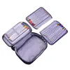 Torby ołówkowe duża pojemność 3 warstwy 72 dołki Odłączane obudowa Śliczna szkicowa torba na torbę w pouch Storage School Supplies 04965 230802