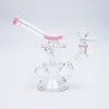 7 pouces Dad Rig Bong Glass Bong Pipe à eau fumer narguilé avec bol et banger à quartz gratuitement