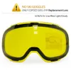 نظارات التزلج Copozz GOG-2181 عدسة مغناطيسية صفراء من أجل Goggles المضادة للأشعة فوق البنفسجية UV400 عدسة التزلج على التزلج الليلي 230802