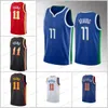 새로운 시즌 Brunson Trae 11 Jalen Young Basketball Jersey 11 Kyrie Irving Mens 스티치 유니폼 스포츠 남성 셔츠