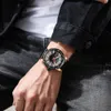 Luxo 2023 moda novo cinto de discagem de lazer à prova dwaterproof água multifuncional relógio de seis agulhas calendário esportes relógio esportivo masculino