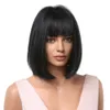 Fashion Synthetic Short Pixie Curly BOB Wig Ombre Highlight Balayage Synthetic Hair Wigs
