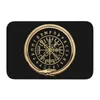 Mattor Vegvisir Runic Viking Compass Front Floor Door Entrance Welcome Mat Outdoor Kitchen Badrum Dörrat sovrum mattan