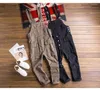 Men's Pants Black Khaki Green Loose Coat Bodysuit Hip Hop Street Dress Straight Large Pocket Fashion Versatile