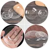 Cups Saucers 2 Pcs Glass Saucer Decorative Tea Snack Storage Dishes Clear Teacup Round Coffee Plate Plates Cake Disposable