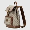 مصمم الرجعية على ظهر حقيبة السفر أكياس الكتف كروس أمتعة حقائب مدرسية رجال G Vintage Backpacks Womens Brown Ruck حقيبة يد