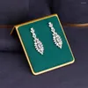 Halskette Ohrringe Set Bride Talk Hochwertiger Schmuck 4 Stück Zirkonia Saudi Arabien Braut Hochzeit Schmuck Accessoires