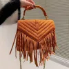 Designer Tassel Bolsas de Bolsas Crossbody Bolsa Luxurys Bolsa de ombro Cadeia Cadeia de couro clássico Totes Designers Balca Lady Pesses 2308038PE