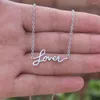 Chains Fashion Jewelry Taylor Lover Necklaces Reputation Singer Signature Necklace Music Inspired Fan Gifts Gold Color Collares Mujer