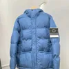 Designer Uomo Piumino invernale Piumino riflettente Cotone Metallo Nylon Impermeabile Caldo addensato Giacche Cappotti Pietra E1