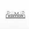 Decoração de festa 1PC PIMP EDITION Adesivo de carro para caminhão automotivo 3D emblema emblema decalque acessórios automotivos 8x3,5 cm