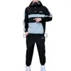 Mannen Trainingspakken Mannen Trainingspak 2023 Sweatshirt Set Voor Paar Hooded Kraag Streetwear Hoodies Heren Sweatpant Set J230803
