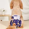 Vêtements pour chiens Pantalons pour chiens Menstruation Couche physiologique Couches pour chat femelle Lavable Petit Boxer Chiot Fournitures Culottes menstruelles réutilisables