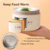 WORTHBUY Bento Lunch Box Set Portable Keep Warm Lunch Container avec sac isotherme 188 Acier inoxydable Thermique Food Container 230802